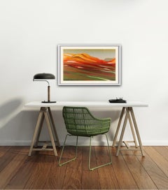 Sarah du Feu, Langdale Pikes in the Distance 2 Bright Contemporary Landscape Art