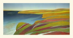 Sarah du Feu, From Harlyn 3, Original Monoprint, Contemporary Bright Landscape