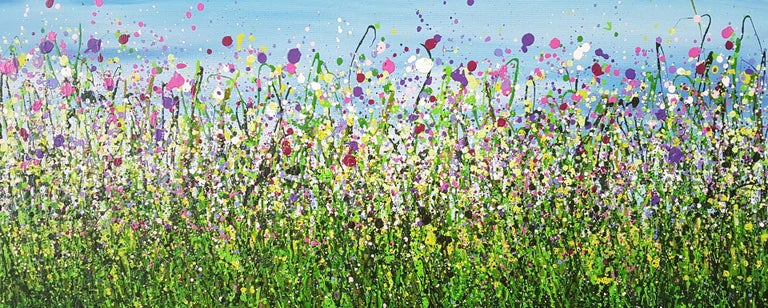 Lucy Moore Lucy Moore Wild Lilac And Fuchsia Original Abstract
