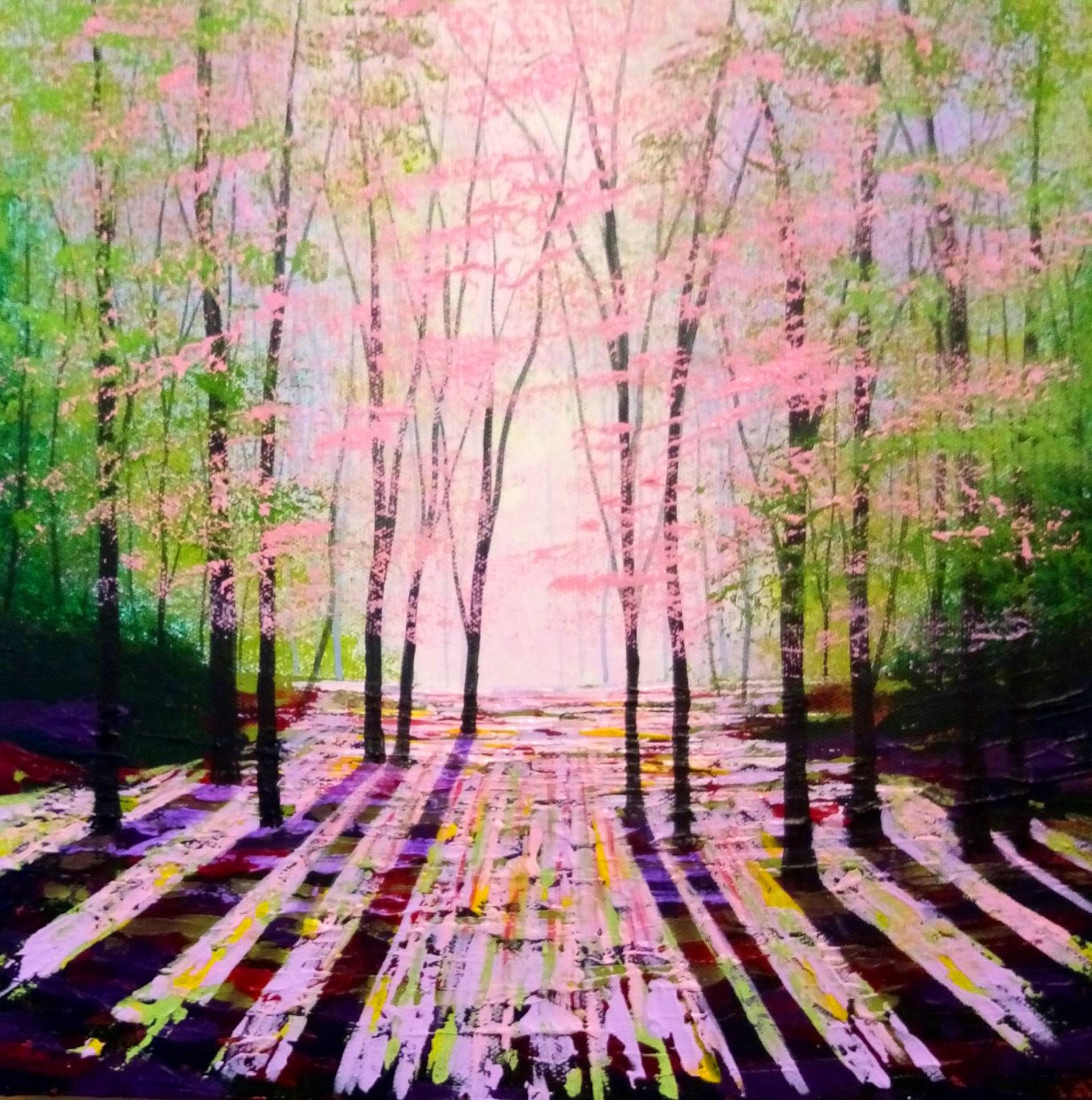 Amanda Horvath, The Light of Spring, Original Contemporary Landscape Painting