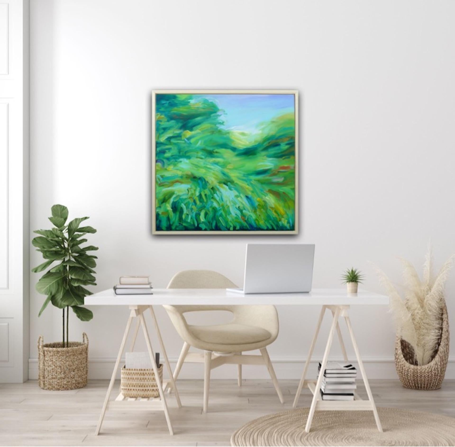ALANNA EAKIN
The Chase
Original Abstract Landscape Painting
Acrylic On Canvas
Image Size: 70 cm x 70 cm x 4 cm
Framed Size: 75 cm x 75 cm x 5 cm
Sold Framed In A Natural Bare Wood Tray Frame
Free Shipping
Please note that in situ images are purely