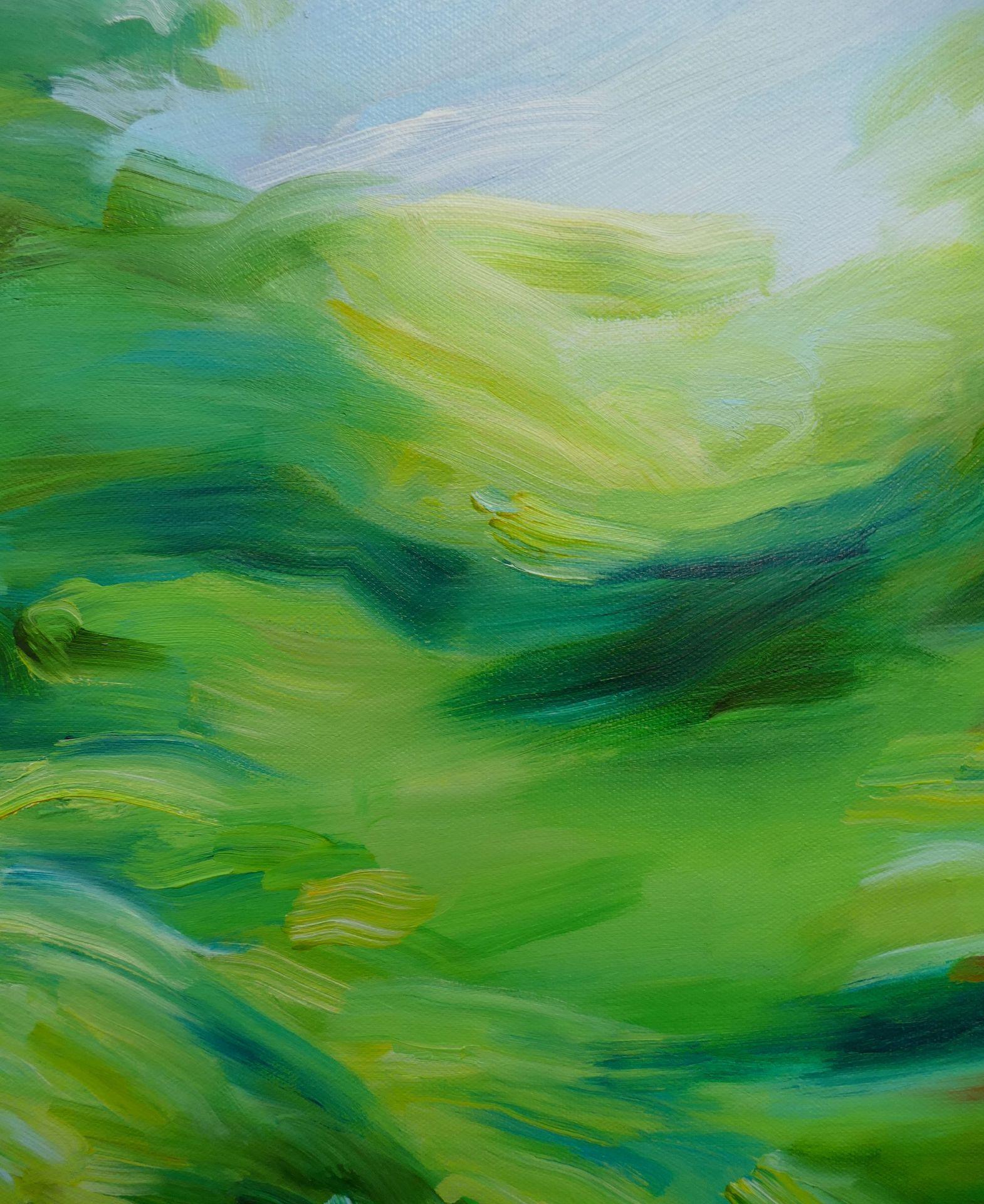 Alanna Eakin, The Chase, peinture originale de paysage, Contemporary Bright Art en vente 5