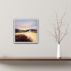 Adele Riley, Sea Mist, Original Seascape Painting, Impressionist Sea Art