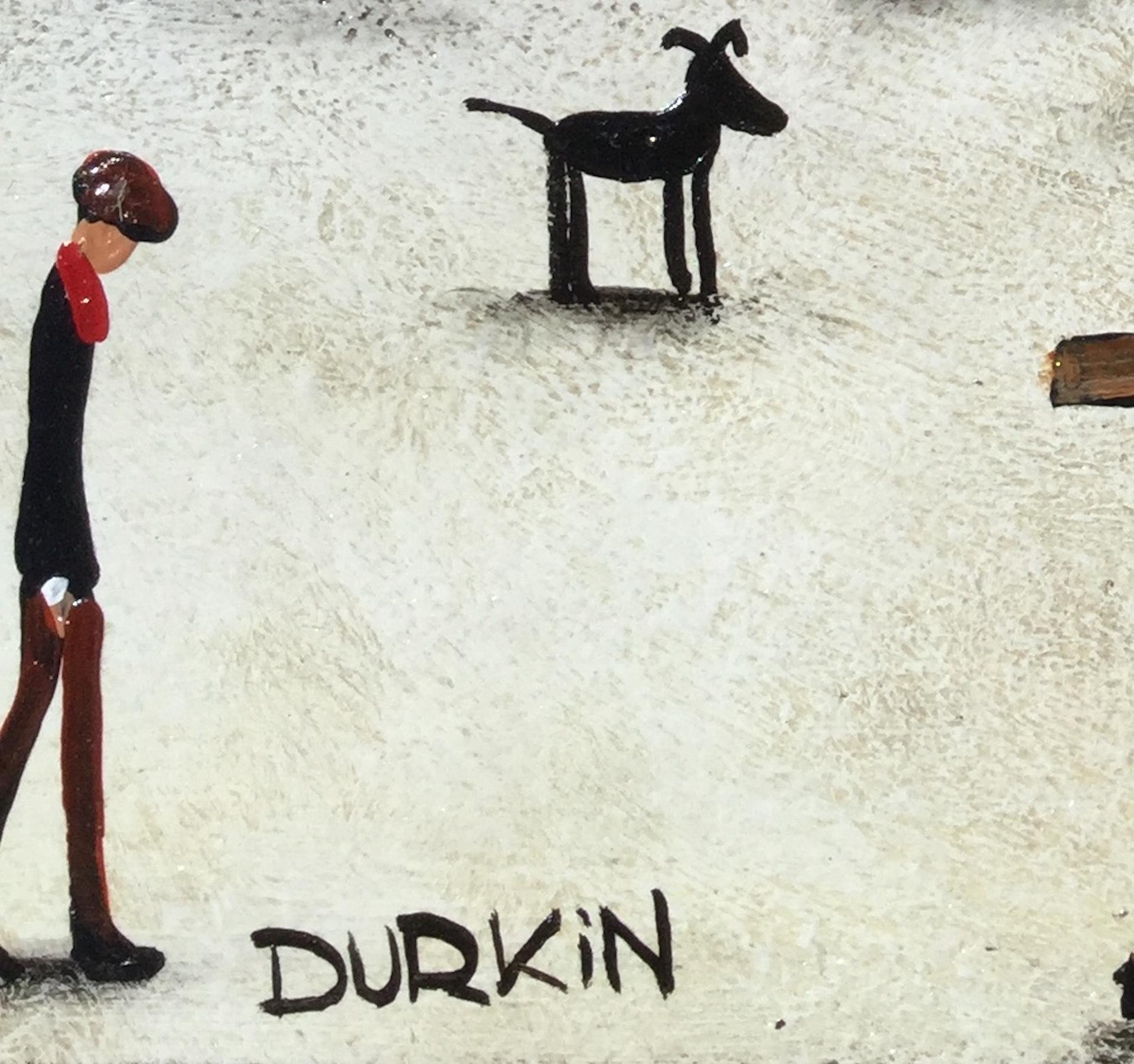 Sean Durkin, Hustle and Bustle, Original Figurative Painting, Modern British Art 3