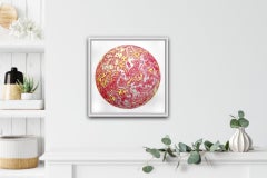 Chris Keegan, Sphere, Space Art, Geomtric Art, Bright Affordable Art