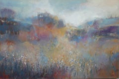 Jo Jenkins, The World of Shadows, Original Semi-Abstract Landscape Painting