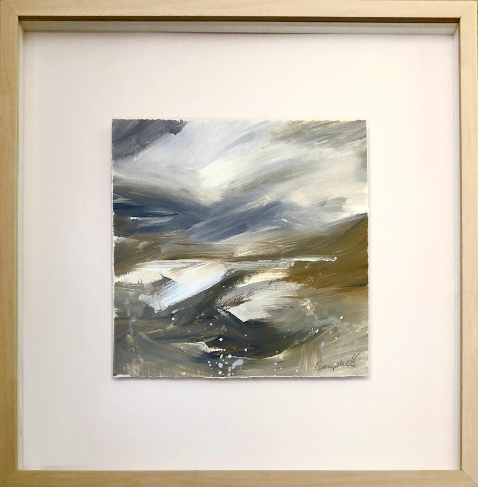 Eleanor Campbell, Snow Glen Torridon, Original Abstract Landscape Painting