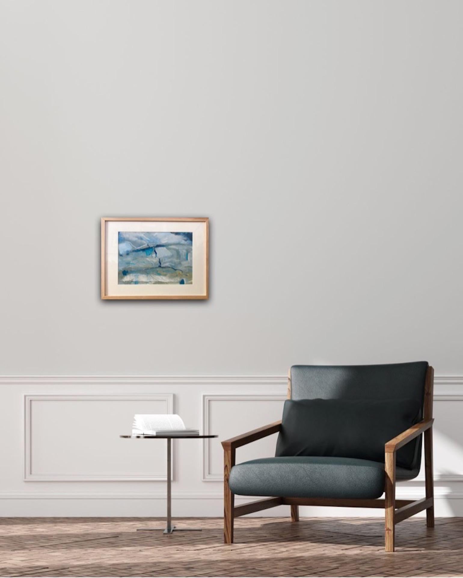 Eleanor Campbell, Dopo la pioggia, Paesaggio astratto originale contemporaneo in vendita 6