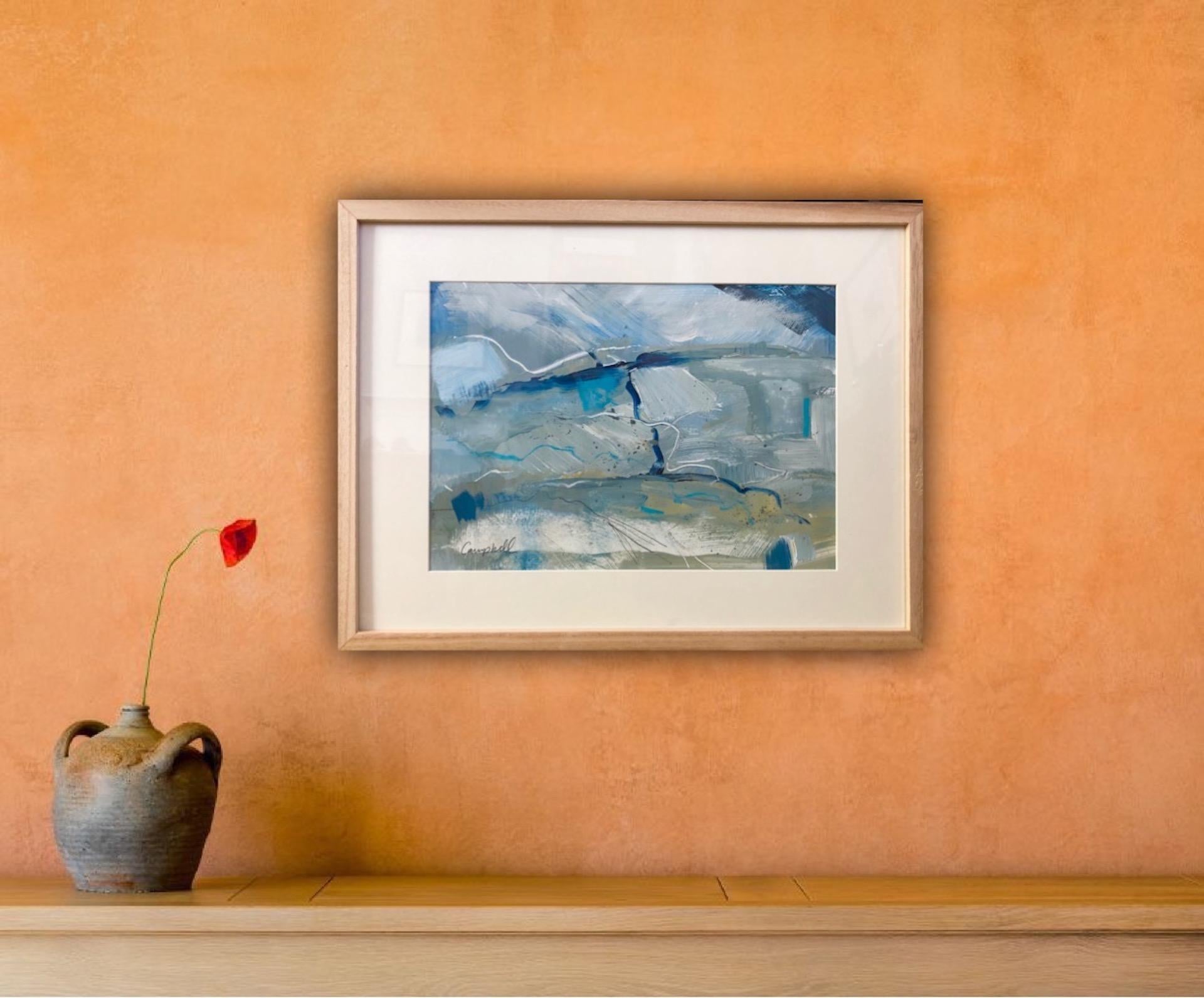 Eleanor Campbell, Dopo la pioggia, Paesaggio astratto originale contemporaneo in vendita 7