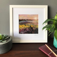 Cathryn Jeff, Countryside Fields, Original Impressionist Landscape Painting