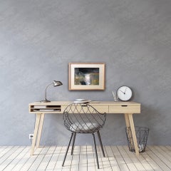 Eleanor Campbell, Al caer la noche, pintura original de paisaje abstracto