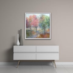 Jo Jenkins, Tatton Park II, Original Abstract Landscape Painting, Affordable Art