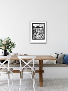 Joanna Padfield, Tree Fern, Limited Edition Contemporary Print, Affordable Art