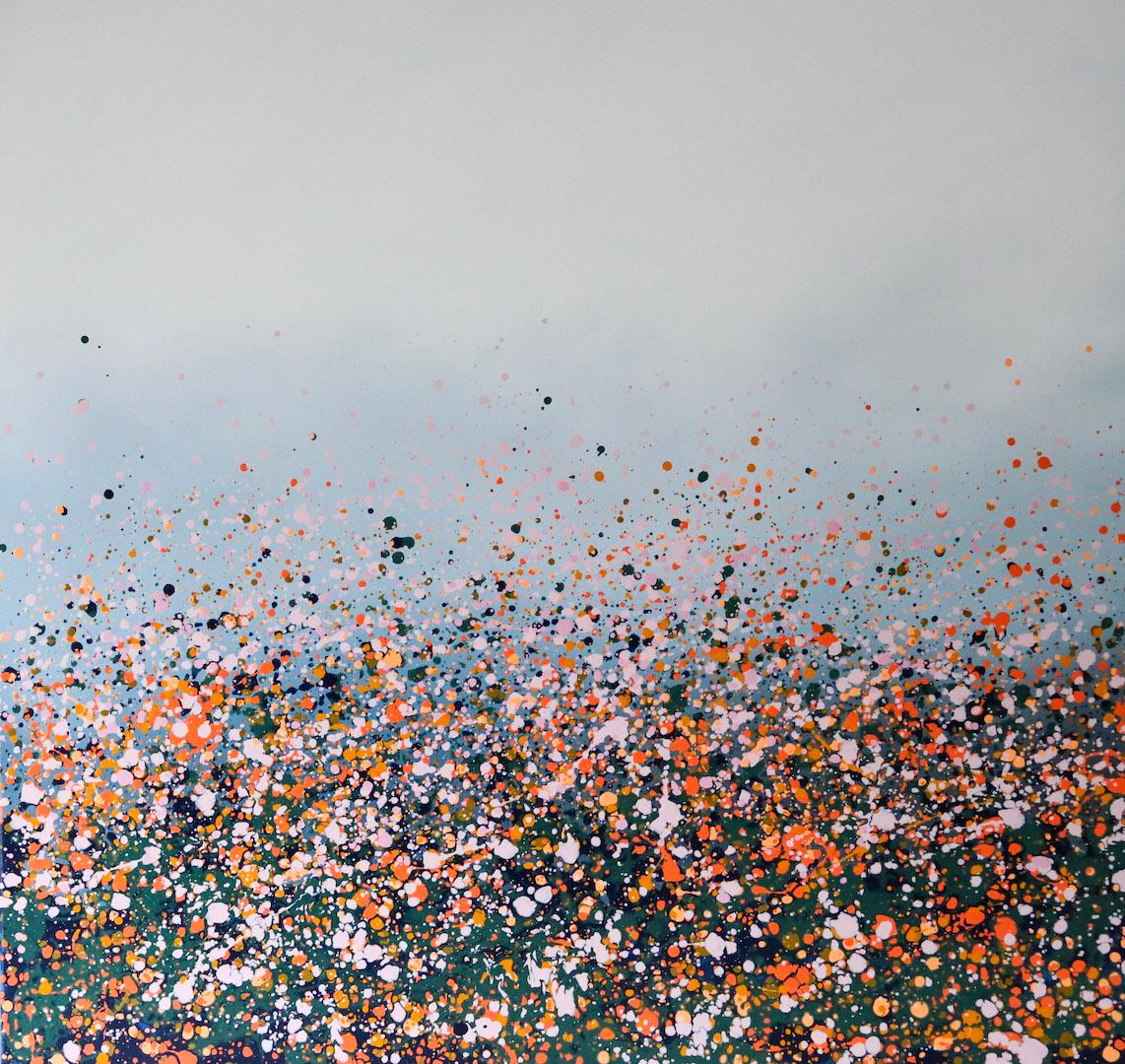 Sophie Berger, Together We Go, Peinture de paysage, Art abstrait original
