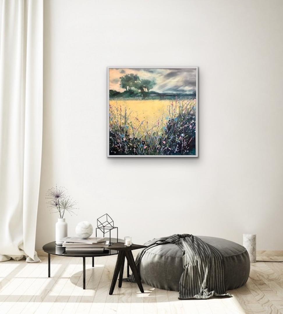 Adele Riley
Meadow Confetti
Original Landscape Painting
Acrylic Paint and Ink on Canvas
Size: H 65cm x W 65cm x D 5.5cm
Please note that insitu images are purely an indication of how a piece may look.

Meadow Confetti is an original contemporary