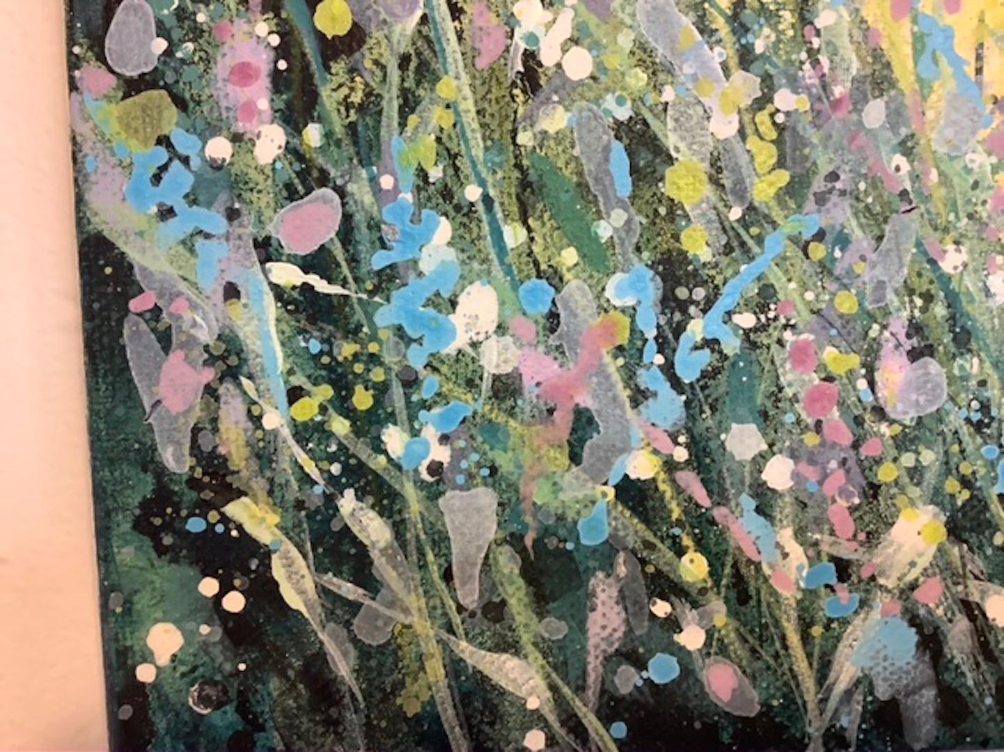 Adele Riley, Meadow Confetti, Original Landscape Painting, Affordable Art 4