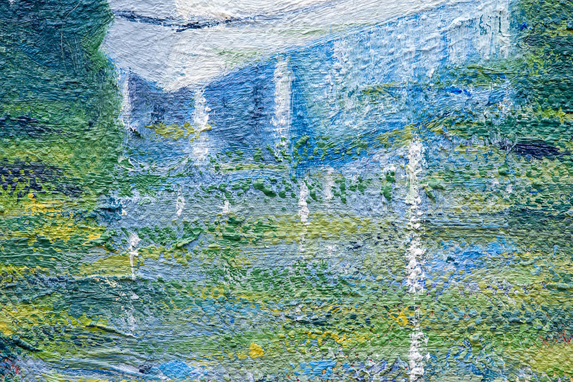 Lee Tiller, Swansong - Streatley on Thames, Paisaje Impresionista Original en venta 6