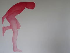 Myrica Jones – Up Against the Wall – Man Standing. Series 1, Affordable Art