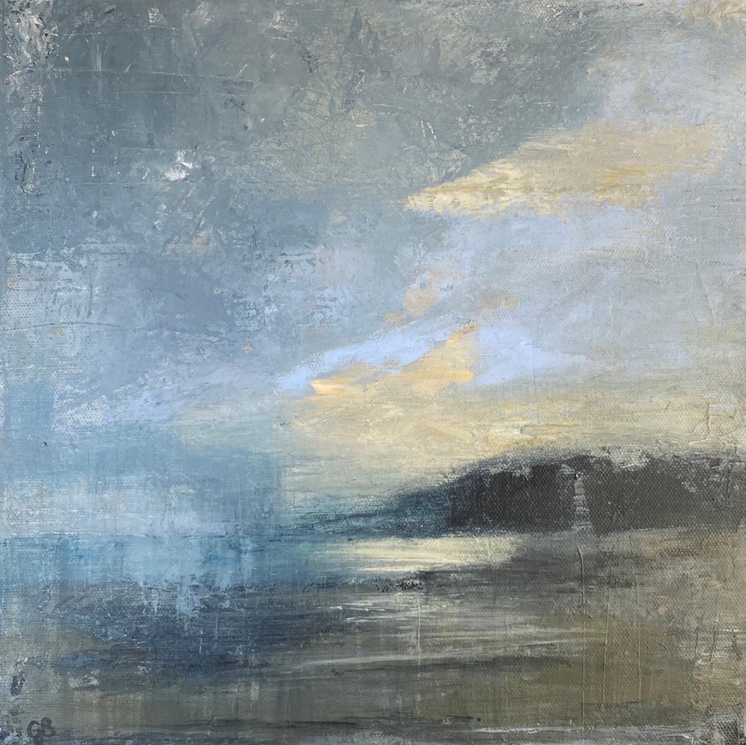 Gema Bedford Landscape Painting - Gemma Bedford, Lyme Regis, Original Seascape Painting