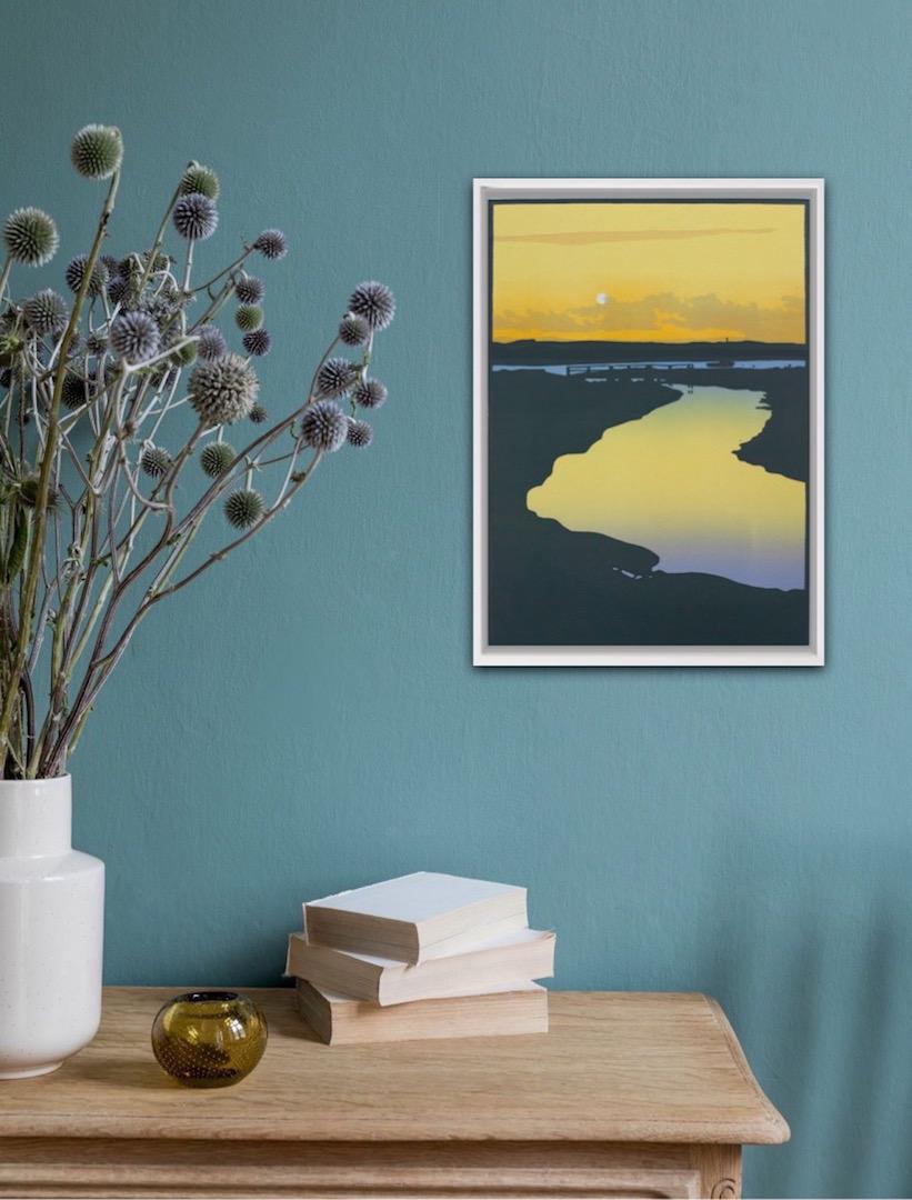 Colin Moore
Summer Sunrise
Limited Edition 3 Block Linocut Print
Edition of 100
Image Size: H 34cm x W 24.5cm
Sheet Size: H 45cm x W 34.5cm x D 0.1cm
Sold Unframed
Please note that in situ images are purely an indication of how a piece may look.

A
