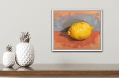 Benedict Flanagan:: Lemon:: peinture de nature morte originale:: Art abordable