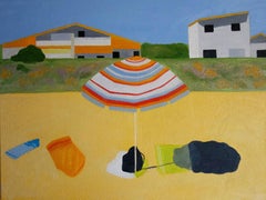 Christo Sharpe, Beach Umbrella, Original Art,