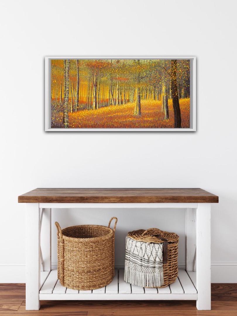 Mark A Pearce, Sonnenlicht durch Bäume, Druck in limitierter Auflage, erschwingliche Kunst im Angebot 2