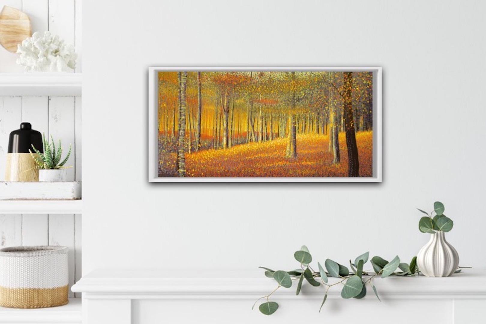 Mark A Pearce, Sonnenlicht durch Bäume, Druck in limitierter Auflage, erschwingliche Kunst im Angebot 3