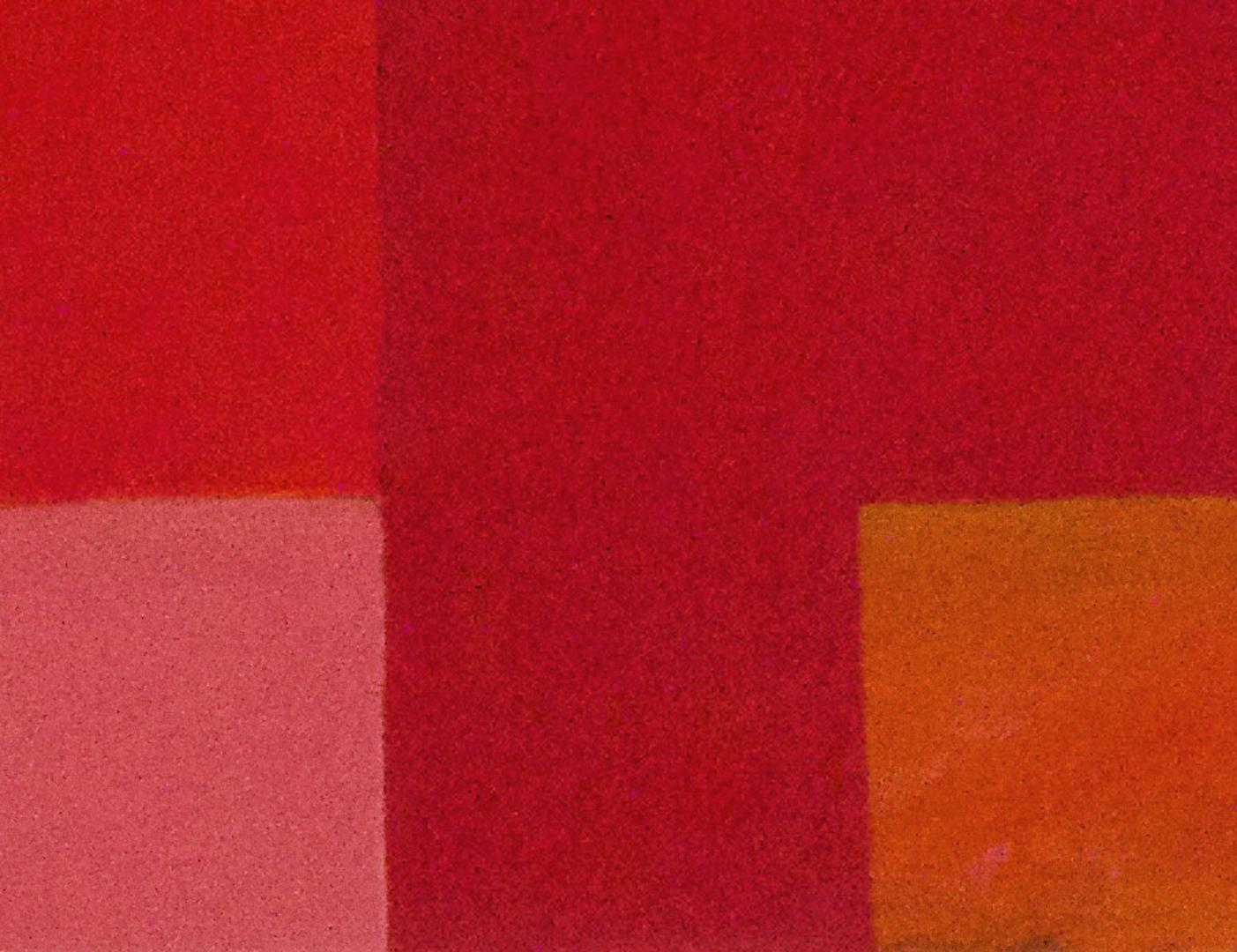 Christo Sharpe, Doppio rosso, Pittura ad olio originale, Arte astratta in vendita 3