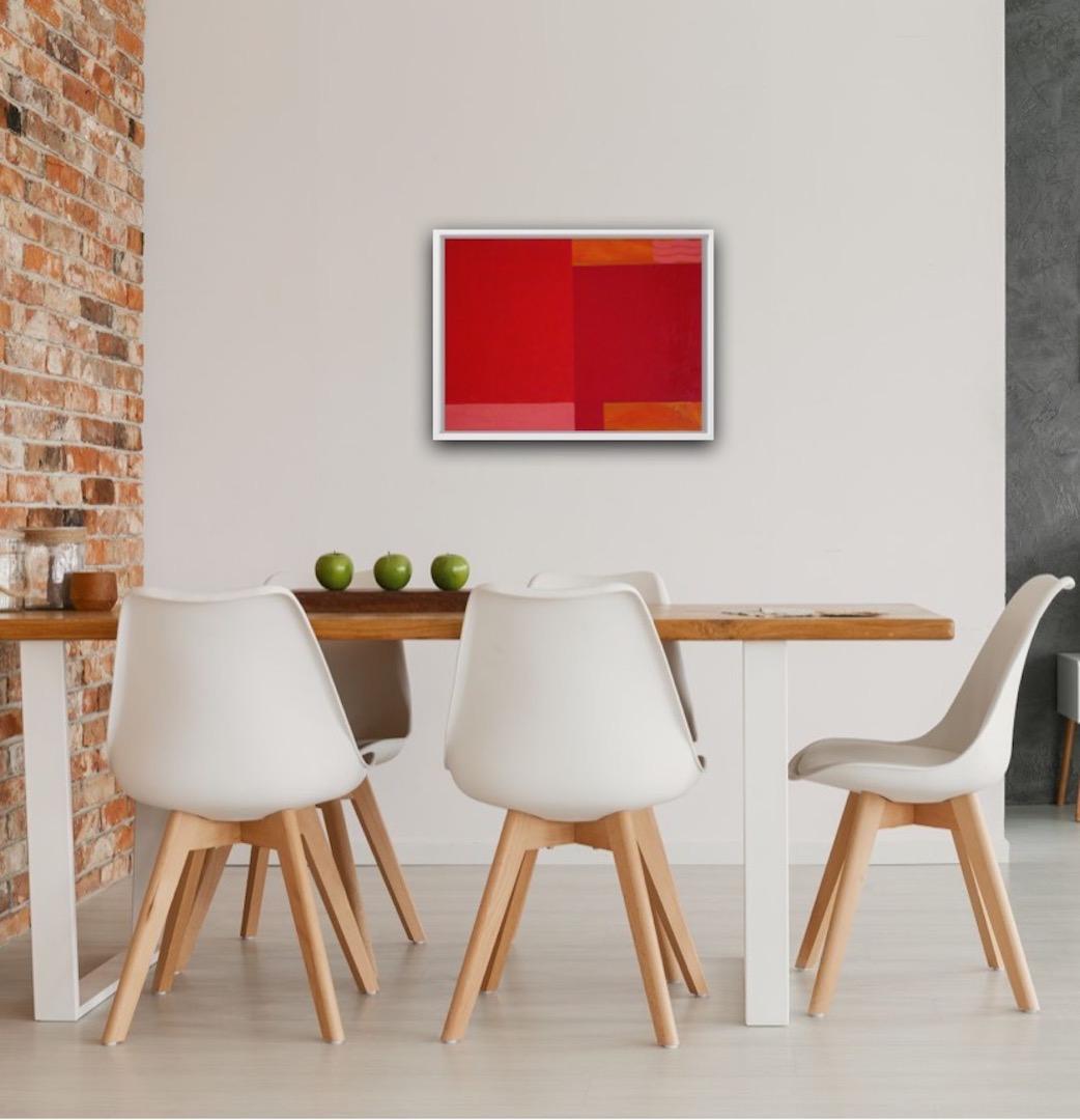 Christo Sharpe, Doppio rosso, Pittura ad olio originale, Arte astratta in vendita 6