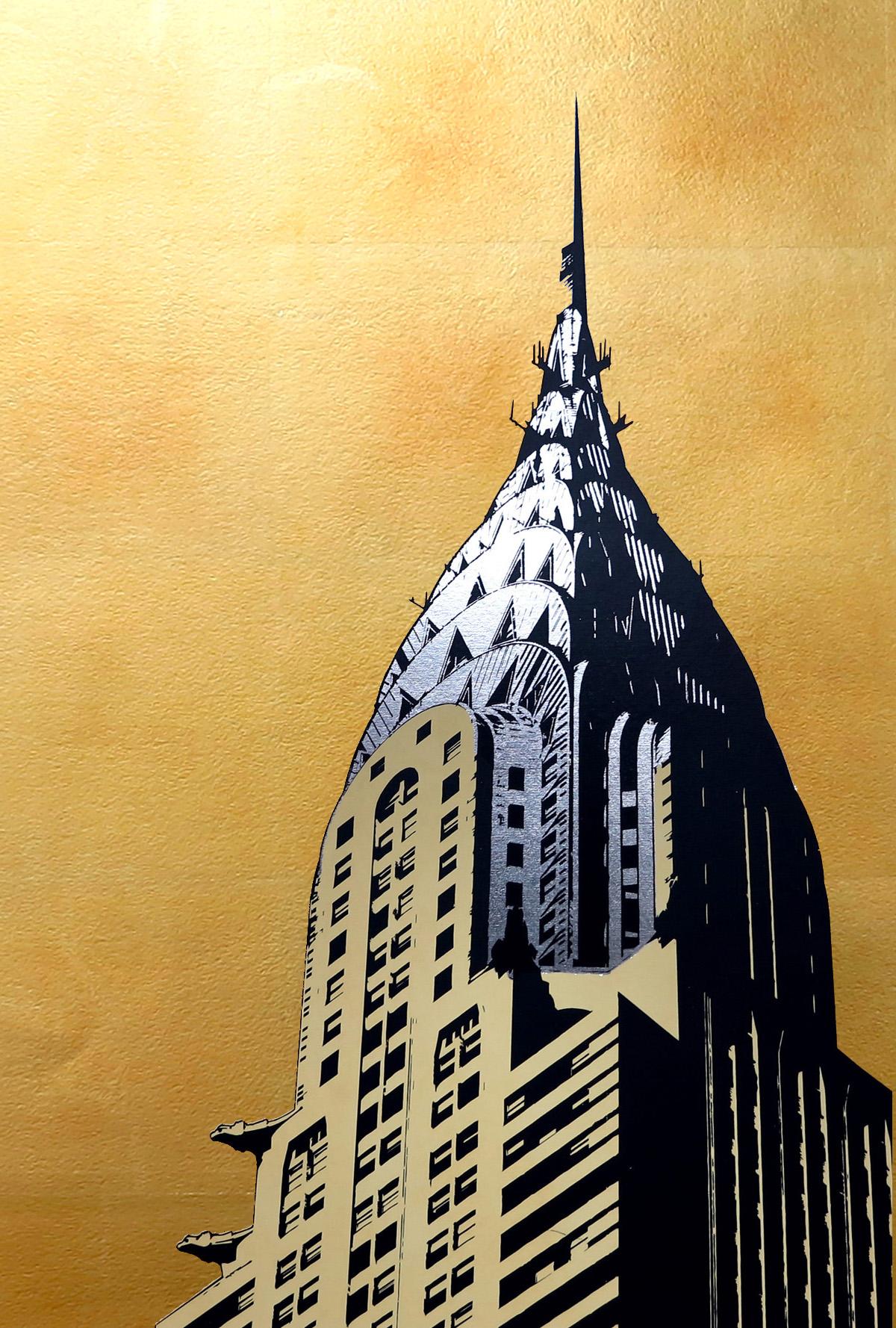 Jason Lilley, Chrysler Building, Architekturdruck in limitierter Auflage