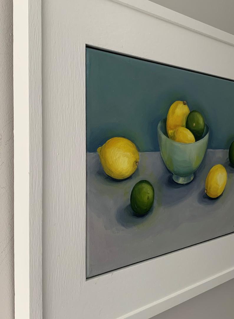 Jonquil Williamson, Lemons and Limes with Bowl, Affordable Art, Still Life Art 5