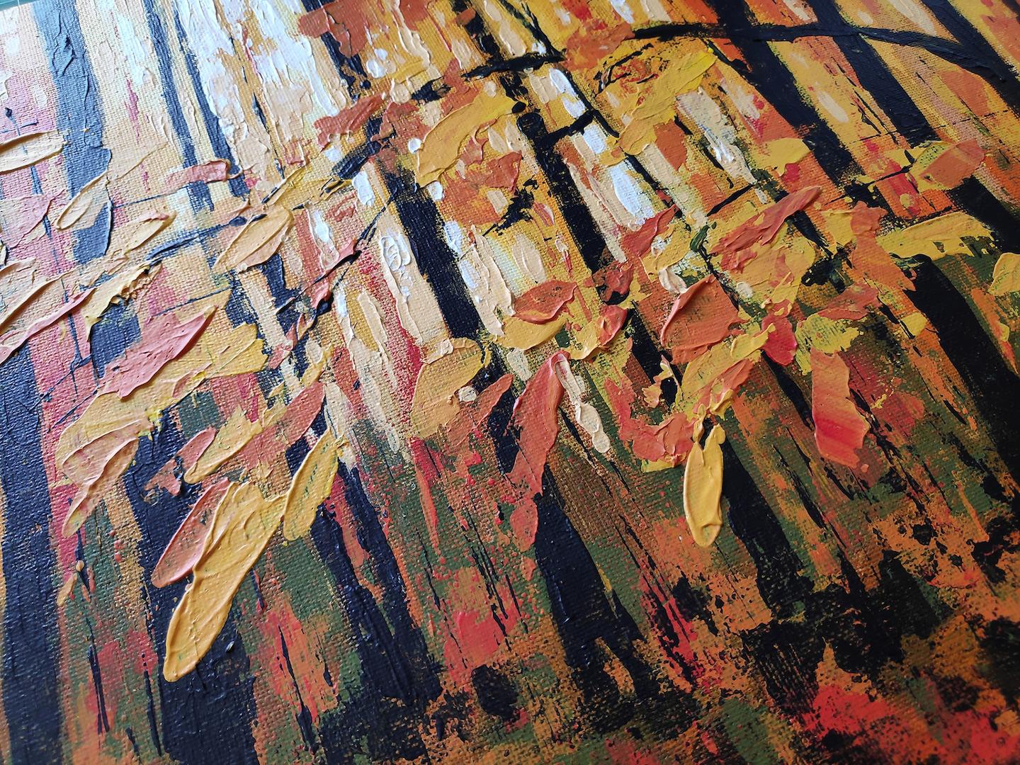 Alexandra Buckle, Autumn Woodland Sight, Original Painting, Art Online 4