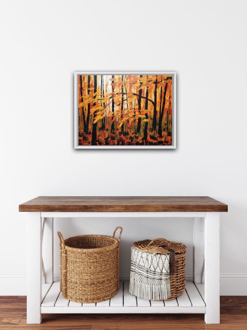 Alexandra Buckle, Autumn Woodland Sight, Original Painting, Art Online 5