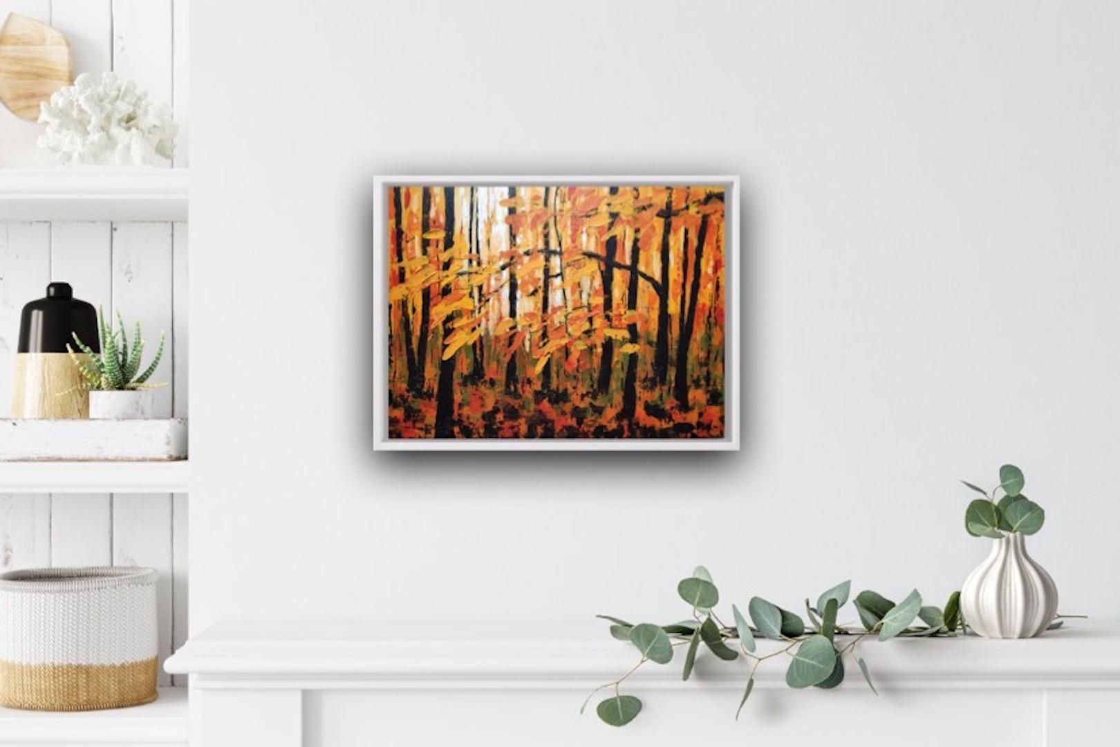 Alexandra Buckle, Autumn Woodland Sight, Original Painting, Art Online 2