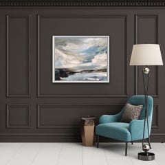 Helen Howells, Distant Echoes, Original Oil Painting, Contemporary Seascape Art