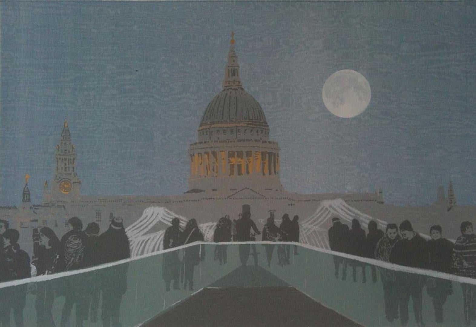 Anna Harley, St Pauls, Limited Edition Silkscreen Print, London Art, Art Online