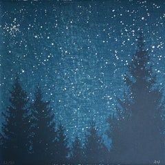 Anna Harley, Nordic Night Mini, Limited Edition Print, Landscape Art, Art Online