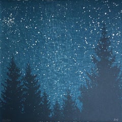 Anna Harley:: Nordic Night Mini:: Impression en édition limitée:: Paysage Art:: Art en ligne