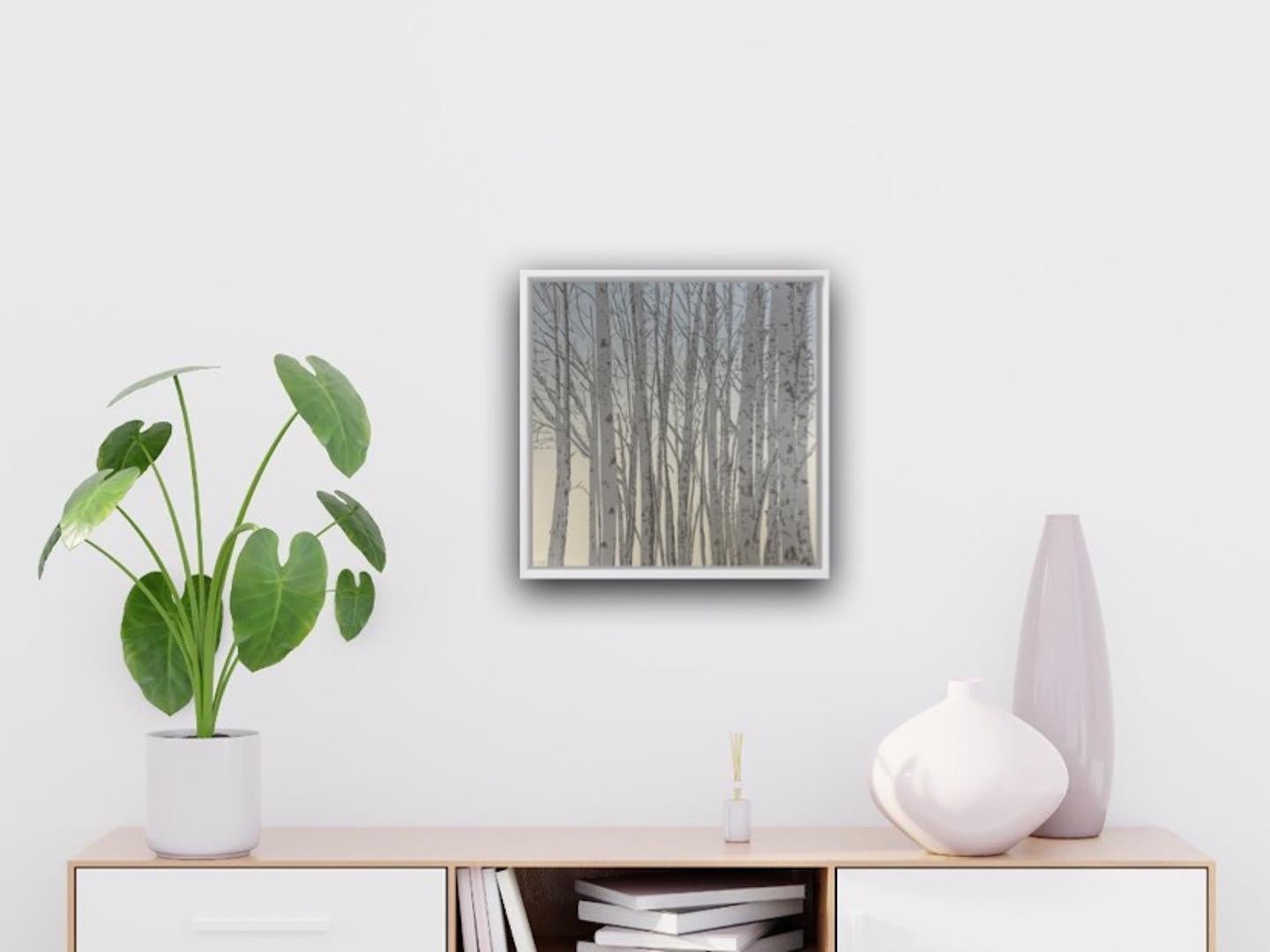 Anna Harley, Silver Birch Mini, Limited Edition Print, Nature Art, Art Online For Sale 4