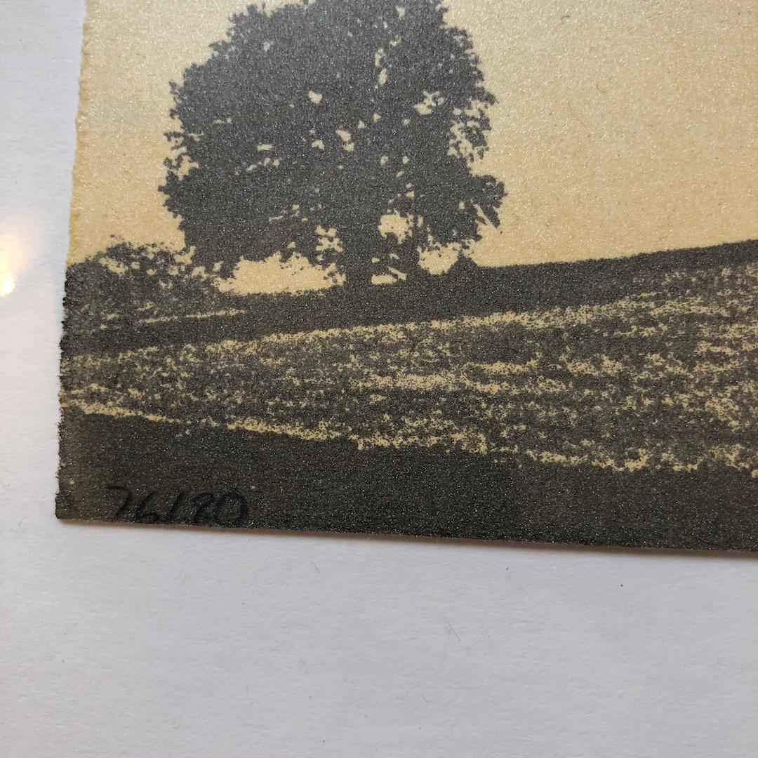 Anna Harley, Sunrise Mini, Seidendruck in limitierter Auflage, Landschaftskunst im Angebot 2