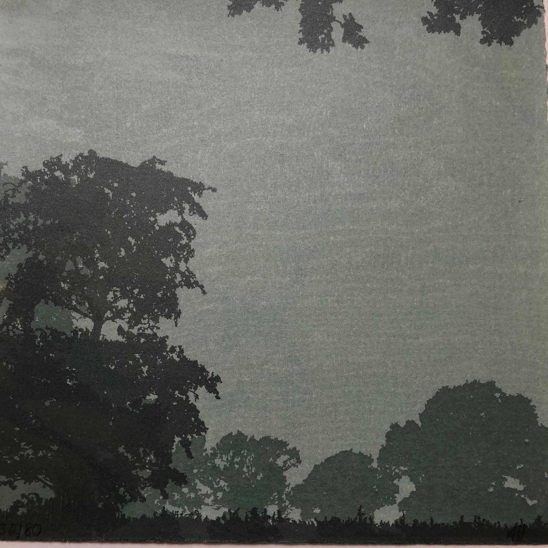 Anna Harley, Oaks Mini, Limited Edition Silkscreen Print, Affordable Art For Sale 3