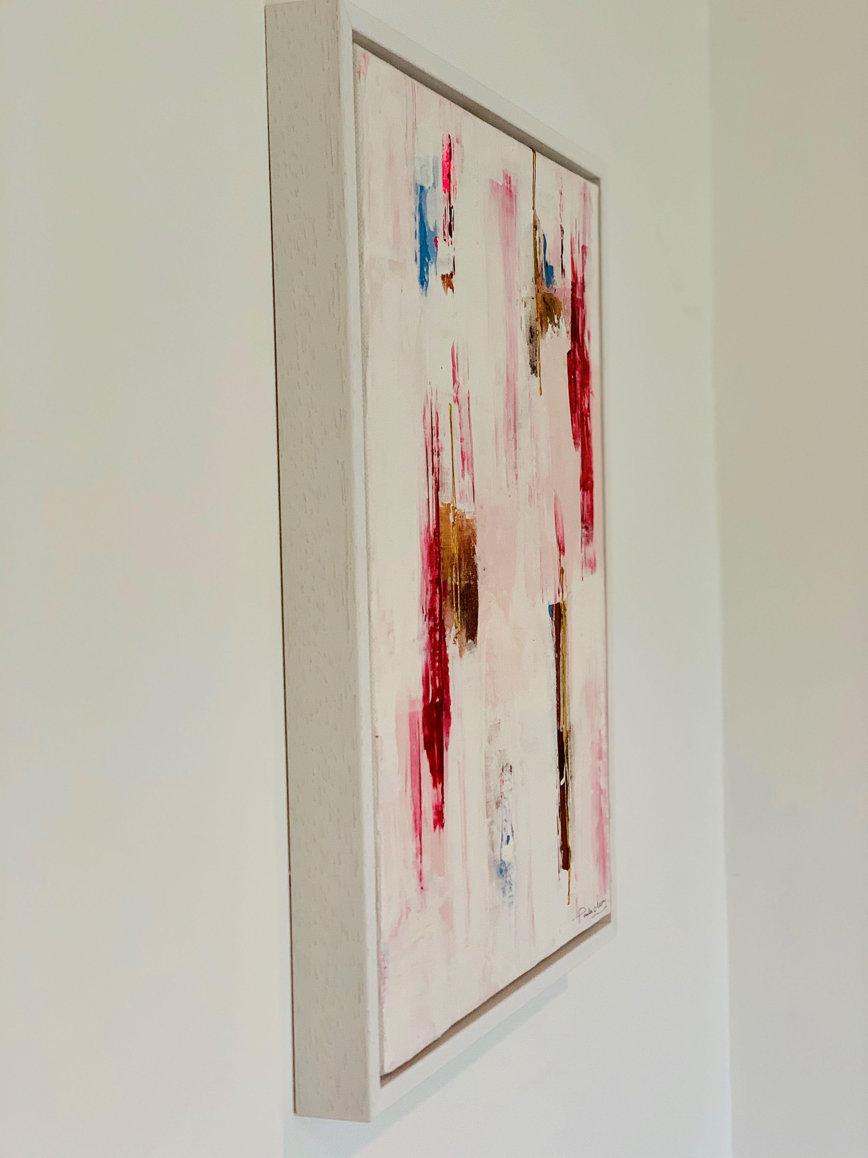 Paula Cherry, Pink Wishes, Original Painting, Abstract Art, Affordable Art 3