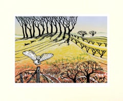 Rob Barnes, The Owl Post, Limited Edition Print, Landscape Art, Art Online