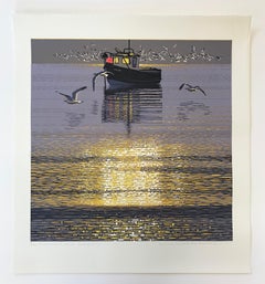 Mark Pearce, Sol y gaviotas, Edición limitada, Arte marino