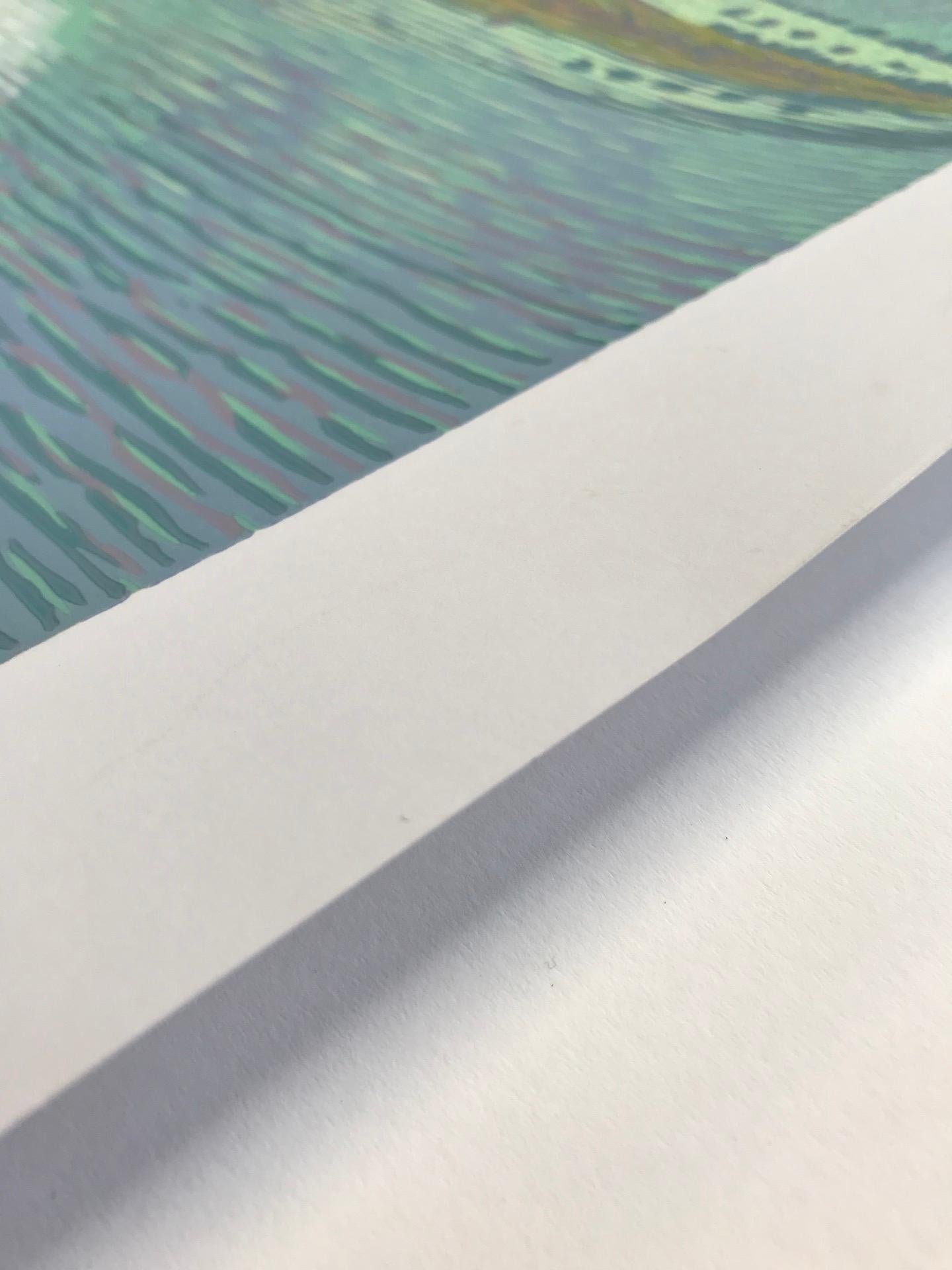 Mark Pearce, Wasdale de verano, Edición limitada en linograbado, Arte paisajístico en venta 2