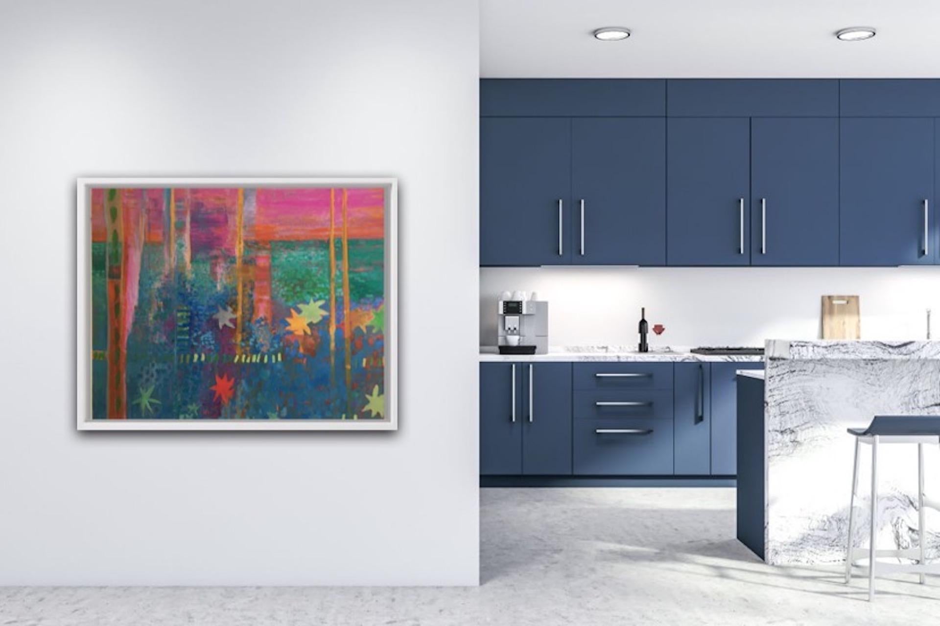 Teresa Pemberton
Floating Garden
Original Abstract Painting
Oil Paint on Canvas
Canvas Size: H 87cm x W 107cm
Sold Unframed
Please note that in situ images are purely an indication of how a piece may look.

Floating Garden is an original abstract