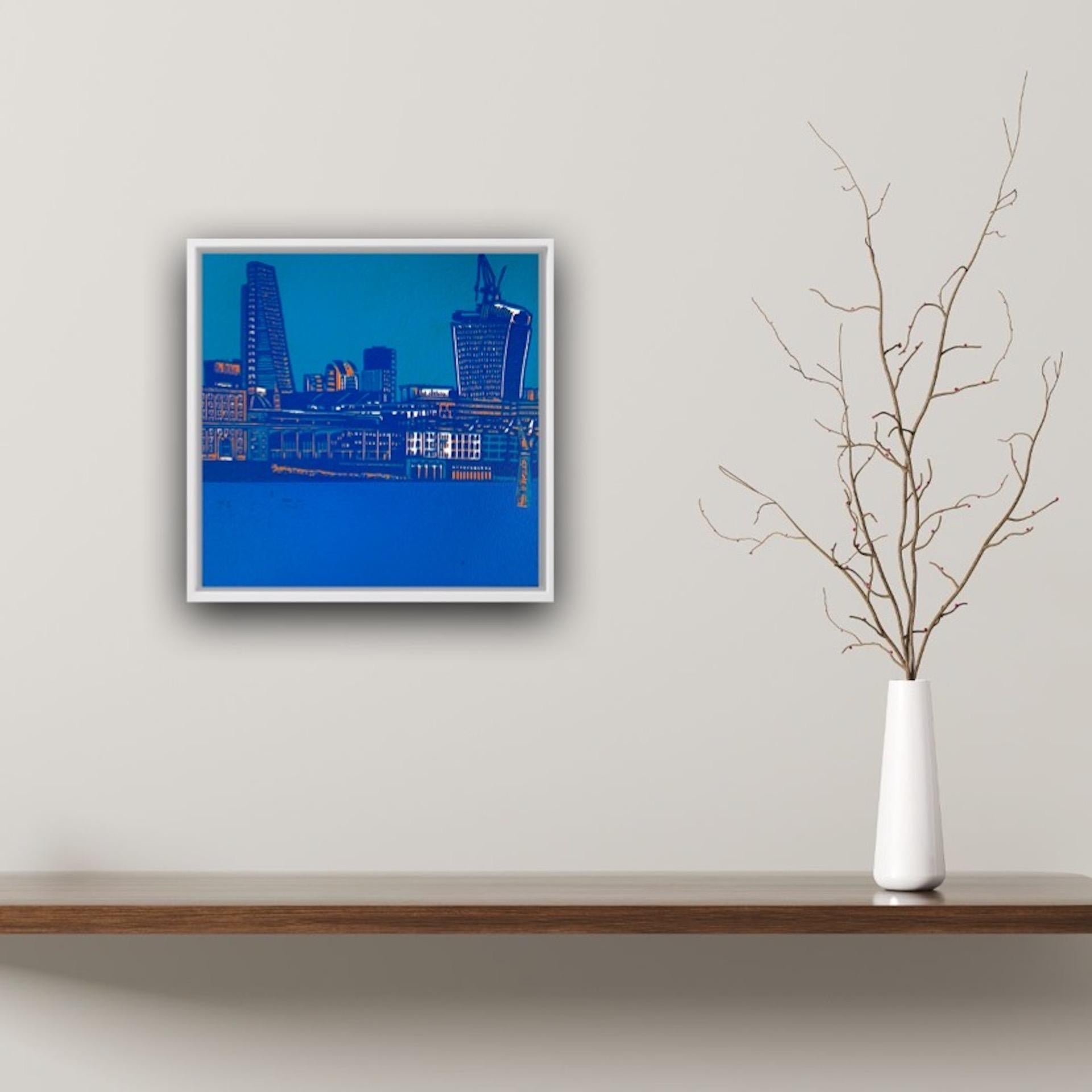 Jennifer Jokhoo, variation Riverbank SE1, Affordable Art, London Art, City Art en vente 3