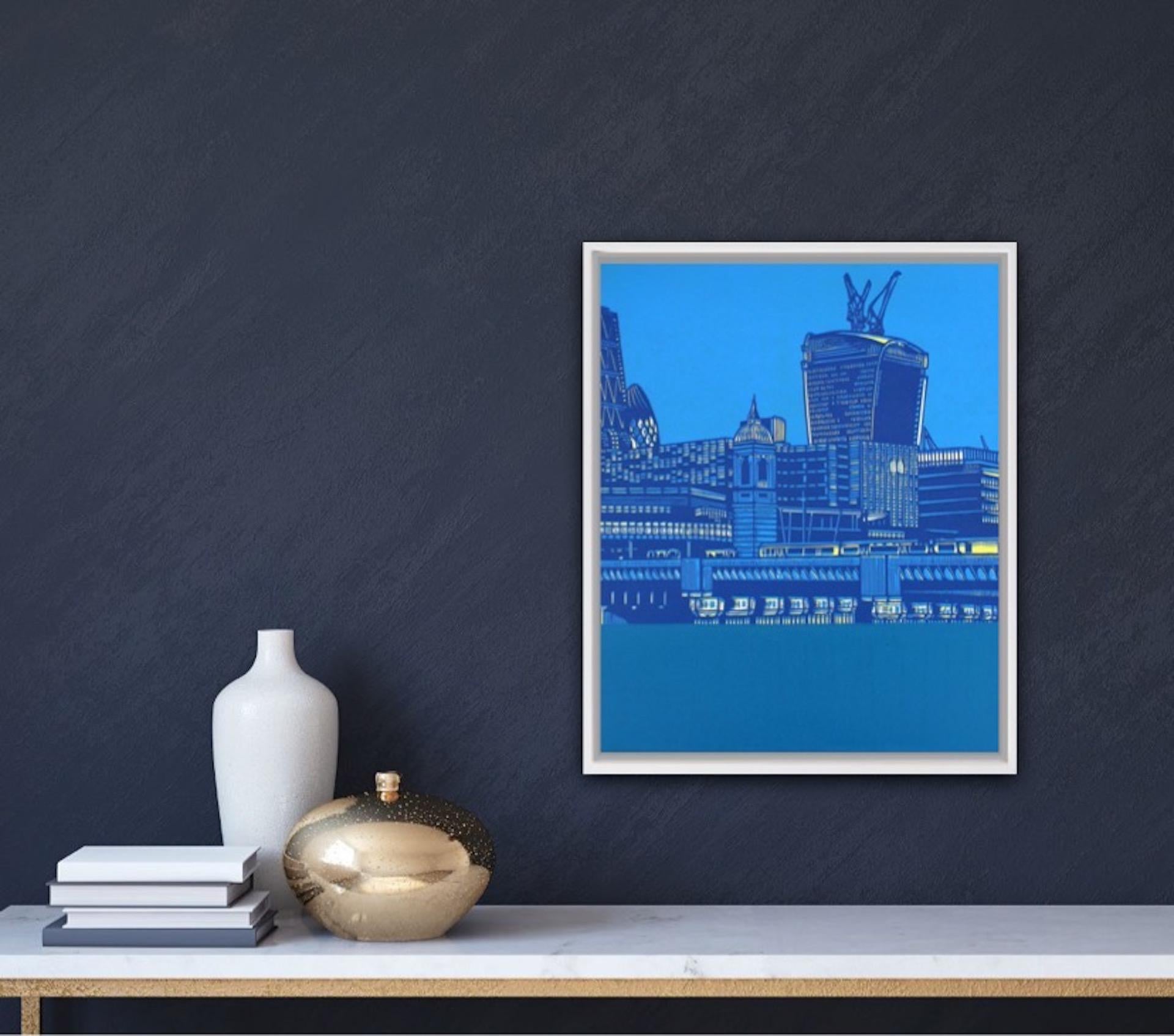 Jennifer Jokhoo
Cannon Street Return
Limted Edition Print
Four Different Colours available
Image Size: H 40cm x W 41cm
Signed
Sold Unframed
(Please note that in situ images are purely an indication of how a piece may look).

Cannon Street return is