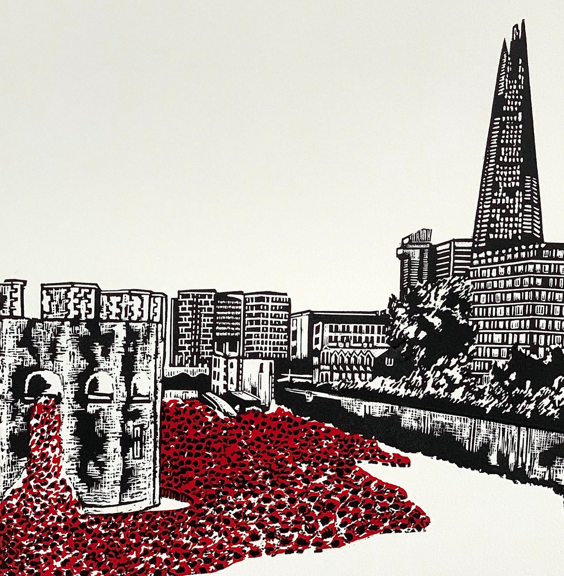 Jennifer Jokhoo, Torre de Londres - Variación del Mar Rojo, Arte de Londres, Arte asequible